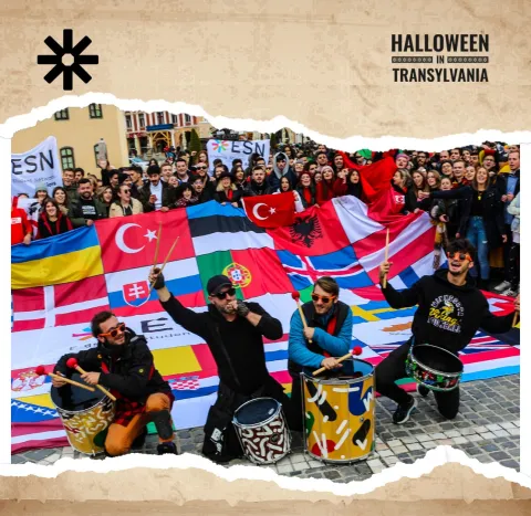 Flag Parade - Halloween in Transylvania