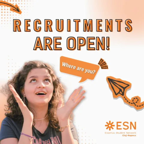 Recruitments are open banner